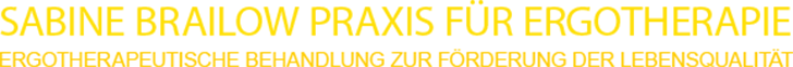 Sabine Brailow, Praxis für Ergotherapie - Logo